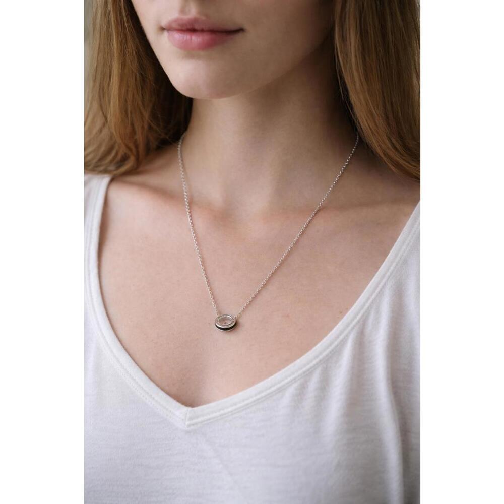 Swarovski Crystal Birthstone Eternity Rondelle Charm Jan (Garnet)